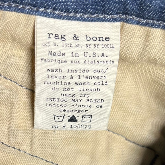 Rag&Bone Jeans Womens 24 Alice Skinny Leg Mid Rise Zipper Grunge Rock Y2K 90s - Picture 11 of 12